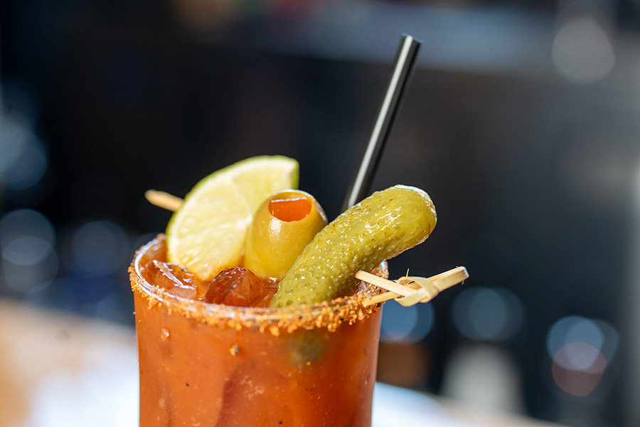 A Bloody Mary served at Lock & Keel
