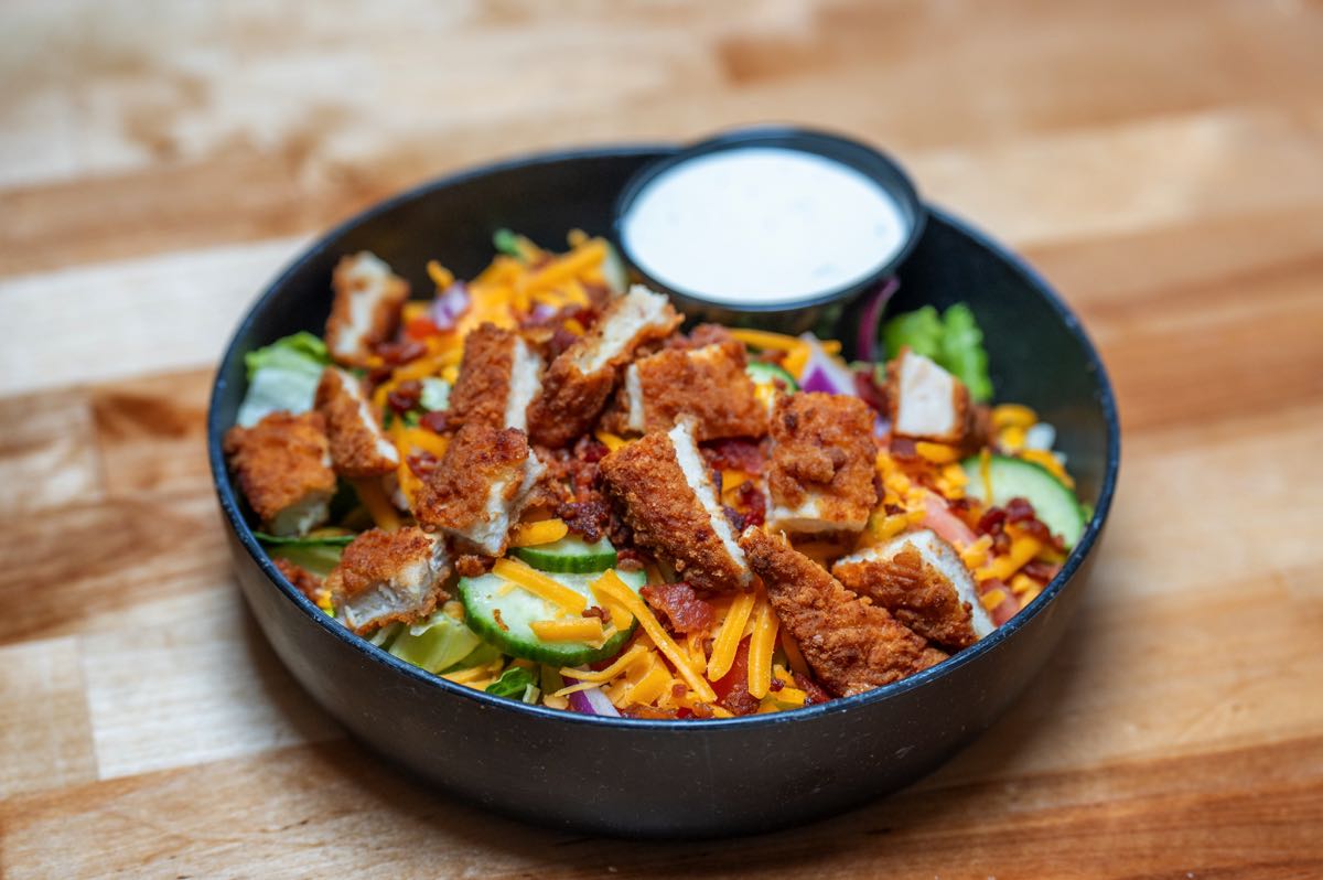 A fresh salad served at Lock & Keel